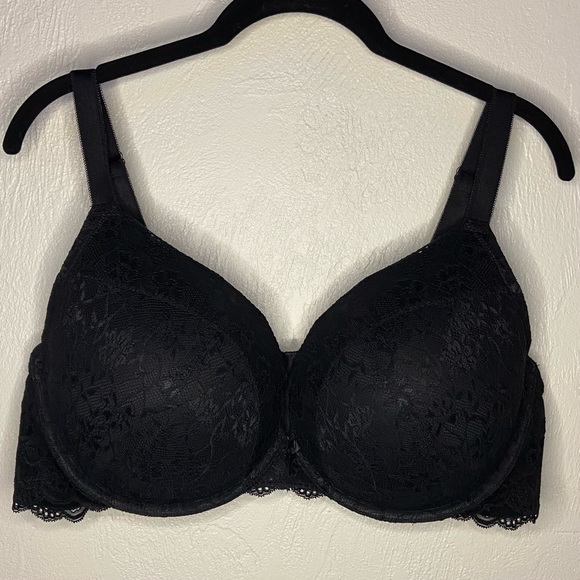*NWOT* TORRID BLACK LACE PUSH-UP PLUNGE BRA - Picture 4 of 7